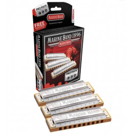 Губная гармоника диатоническая HOHNER Marine Band 1896/20 CGA Губная гармоника диатоническая HOHNER Marine Band 1896/20 CGA