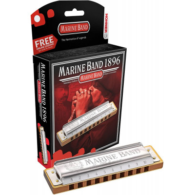 Губная гармоника диатоническая HOHNER Marine Band 1896/20 B гармонический минор