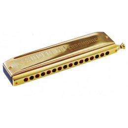 Губная гармоника хроматическая HOHNER Super 64C 7583/64 C gold Губная гармоника хроматическая HOHNER Super 64C 7583/64 C gold