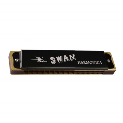 Губная гармоника тремоло SWAN SW16-1-BK