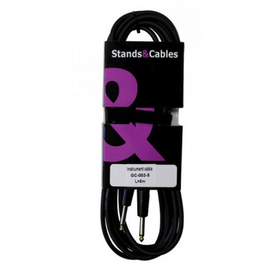 Инструментальный кабель STANDS & CABLES GC-003-5 Инструментальный кабель STANDS & CABLES GC-003-5