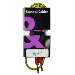 Инструментальный кабель STANDS & CABLES GC-108 -1 Инструментальный кабель STANDS & CABLES GC-108 -1