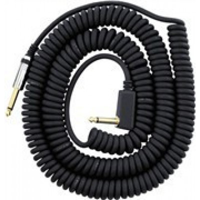 VOX Vintage Coiled Cable VCC-90BK гитарный кабель, чёрный VOX Vintage Coiled Cable VCC-90BK гитарный кабель, чёрный