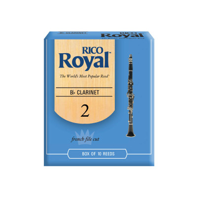RICO ROYAL RCB1020 Набор тростей для кларнета 10шт №2 (10шт.в пачке)