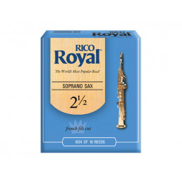 RICO ROYAL RIB1025 Набор тростей для саксофона сопрано №2.5 (10 штук в упаковке)