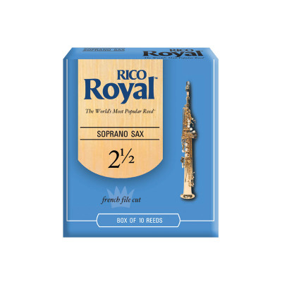 RICO ROYAL RIB1025 Набор тростей для саксофона сопрано №2.5 (10 штук в упаковке) RICO ROYAL RIB1025 Набор тростей для саксофона сопрано №2.5 (10 штук в упаковке)
