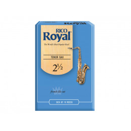 RICO ROYAL RKB1025 Набор тростей для саксофона тенор №2.5 (10штук в упаковке)