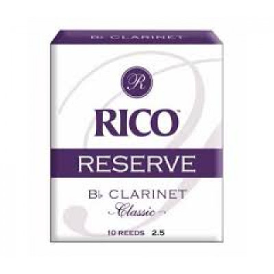 RICO RCT1025 Трости для кларнета, серия Reserve Classic, толщина 2.5 RICO RCT1025 Трости для кларнета, серия Reserve Classic, толщина 2.5