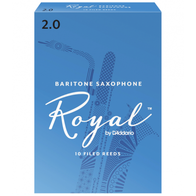RICO RLB1020 Трости для саксофона баритон, №2.0, серия ROYAL RICO RLB1020 Трости для саксофона баритон, №2.0, серия ROYAL