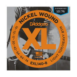 D'ADDARIO EXL140-8 Набор 8 струн для гитары электро