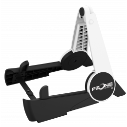 FZONE S-3 Стойка для укулеле, складная, пластик, черный-белый, опт 60 шт