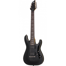 Schecter OMEN-7 BLK Гитара электрическая, 7 струн, корпус липа, гриф клен, лады 24XJumbo Schecter OMEN-7 BLK Гитара электрическая, 7 струн, корпус липа, гриф клен, лады 24XJumbo