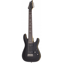 Schecter DEMON-8 ABSN Гитара электрическая, 8 струн, корпус липа, гриф клен, лады 24X Jumbo