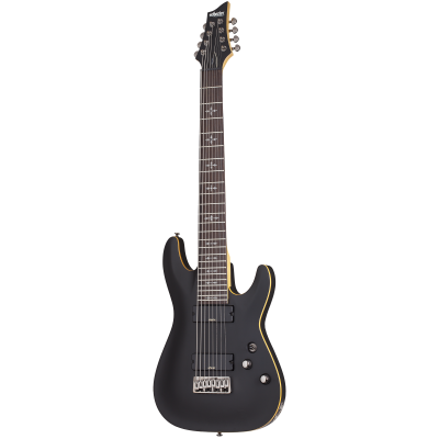 Schecter DEMON-8 ABSN Гитара электрическая, 8 струн, корпус липа, гриф клен, лады 24X Jumbo Schecter DEMON-8 ABSN Гитара электрическая, 8 струн, корпус липа, гриф клен, лады 24X Jumbo