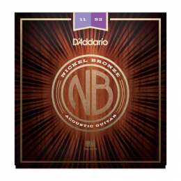 D'ADDARIO NB1152 Custom Light Набор 6 струн для гитары акустик никель-бронза 011-052