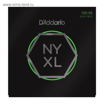 D'ADDARIO NYXL0838 Super Light Набор струн для электрогитары, калибр 8-38