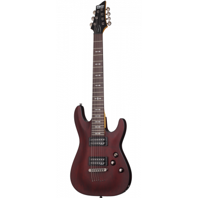 Schecter OMEN-7 WSN Гитара электрическая, 7 струн, корпус липа, гриф клен, лады 24XJumbo Schecter OMEN-7 WSN Гитара электрическая, 7 струн, корпус липа, гриф клен, лады 24XJumbo