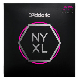 D'ADDARIO NYXL45100 Bass Light Набор 4 струн для бас-гитары 045-100