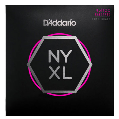 D'ADDARIO NYXL45100 Bass Light Набор 4 струн для бас-гитары 045-100