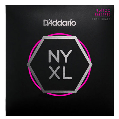 D'ADDARIO NYXL45100 Bass Light Набор 4 струн для бас-гитары 045-100