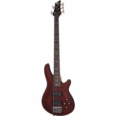Schecter OMEN-5 WSN Бас-гитара пятиструнная, 2 звуконосителя, корпус липа, гриф клен/палисандр Schecter OMEN-5 WSN Бас-гитара пятиструнная, 2 звуконосителя, корпус липа, гриф клен/палисандр