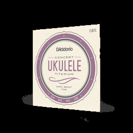 D'ADDARIO EJ87C Набор 4 струны для концертного укулеле (.025, .033, .040, .029)