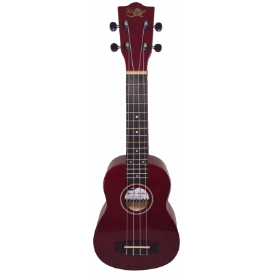 Kaimana UK-21 RDM Укулеле сопрано, цвет красный матовый