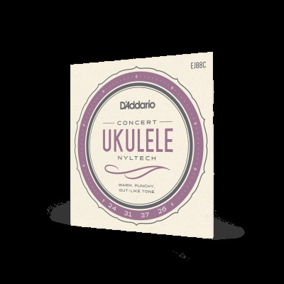 D'ADDARIO EJ88C Набор 4 струны для укулеле концерт (.024, .031, .037, .026) D'ADDARIO EJ88C Набор 4 струны для укулеле концерт (.024, .031, .037, .026)