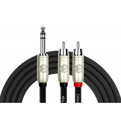 Kirlin Y-344PR 2M BK - кабель Y-образный 2 м Kirlin Y-344PR 2M BK - кабель Y-образный 2 м