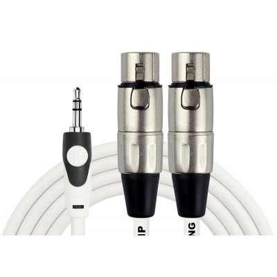 Kirlin LGY-371L 2M WH - кабель Y-образный 2 м