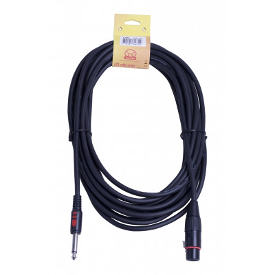 Superlux CFM7.5FP небаласный сигнальный кабель, 7,5 м, XLR3F - 6.3 мм (1/4") моно джек