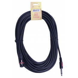 Superlux CFM10FP небаласный сигнальный кабель, 10 м, XLR3F - 6.3 мм (1/4") моно джек
