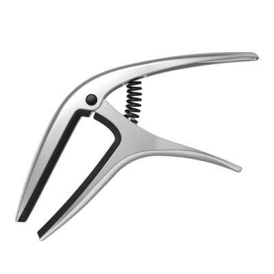 Ernie Ball 9601 универсальный каподастр, пружинный, Серия: Axis Capo, Цвет: Silver Ernie Ball 9601 универсальный каподастр, пружинный, Серия: Axis Capo, Цвет: Silver