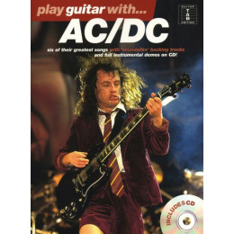 MusicSales AM955900 - PLAY GUITAR WITH AC/DC GTR TAB BOOK/CD