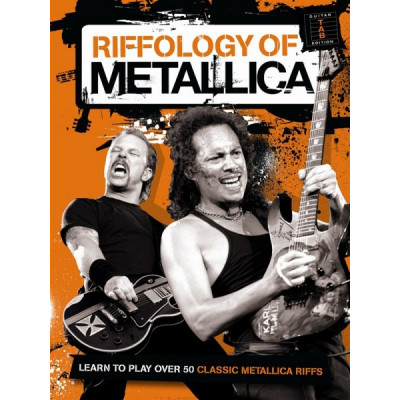 MusicSales AM989681 - RIFFOLOGY OF METALLICA GUITAR TAB BOOK