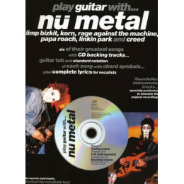MusicSales AM970519 - PLAY GUITAR WITH NU METAL GTR TAB BOOK/CD MusicSales AM970519 - PLAY GUITAR WITH NU METAL GTR TAB BOOK/CD