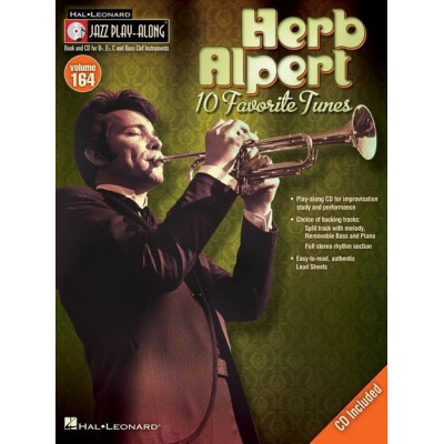 MusicSales HL14041775 - JAZZ PLAY ALONG VOLUME 164 ALPERT HERB ALL INSTRUMENTS...