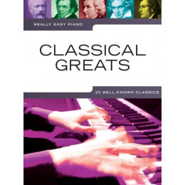 MusicSales AM1000846 - REALLY EASY PIANO CLASSICAL GREATS PIANO BOOK