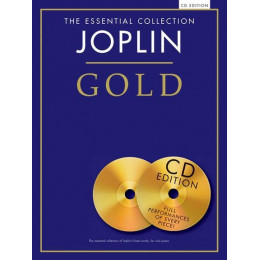 MusicSales CH79860 - JOPLIN GOLD ESSENTIAL COLLECTION PIANO SOLO BOOK/2CD MusicSales CH79860 - JOPLIN GOLD ESSENTIAL COLLECTION PIANO SOLO BOOK/2CD