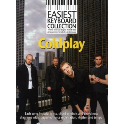 MusicSales AM988889 - EASIEST KEYBOARD COLLECTION COLDPLAY MLC/KBD BOOK MusicSales AM988889 - EASIEST KEYBOARD COLLECTION COLDPLAY MLC/KBD BOOK