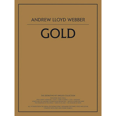 MusicSales RG10505 - ANDREW LLOYD WEBBER GOLD PVG MusicSales RG10505 - ANDREW LLOYD WEBBER GOLD PVG