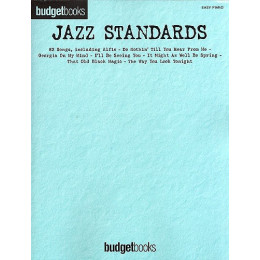 MusicSales HLE90002638 - BUDGETBOOKS JAZZ STANDARDS (EASY PIANO) PVG