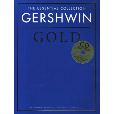 MusicSales CH80234 ESSENTIAL COLLECTION GERSHWIN GOLD PIANO BK/CD MusicSales CH80234 ESSENTIAL COLLECTION GERSHWIN GOLD PIANO BK/CD
