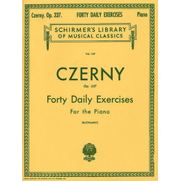 MusicSales GS25308 / HL50253080 - Carl Czerny: Forty Daily Exercises...