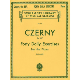 MusicSales GS25308 / HL50253080 - Carl Czerny: Forty Daily Exercises... MusicSales GS25308 / HL50253080 - Carl Czerny: Forty Daily Exercises...