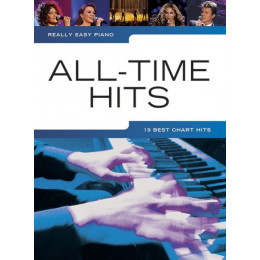 MusicSales HLE90004750 REALLY EASY PIANO ALL-TIME HITS EASY PIANO BOOK