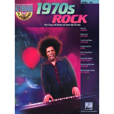 MusicSales HL00700933 KEYBOARD PLAYALONG VOLUME 16 1970S ROCK KBD BOOK/CD MusicSales HL00700933 KEYBOARD PLAYALONG VOLUME 16 1970S ROCK KBD BOOK/CD