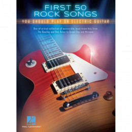 MusicSales HL00131159 - FIRST 50 ROCK SONGS YOU SHOULD PLAY ON ELECTRIC... MusicSales HL00131159 - FIRST 50 ROCK SONGS YOU SHOULD PLAY ON ELECTRIC...