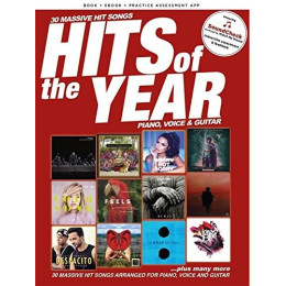 MusicSales AM1013254 - HITS OF THE YEAR 2017 PIANO VOCAL GUITAR BOOK &...
