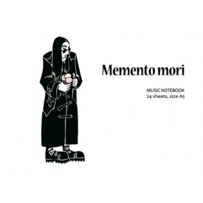 MUSIC NOTEBOOK Нотная тетрадь Ozzy "Memento mori" формат А5,...